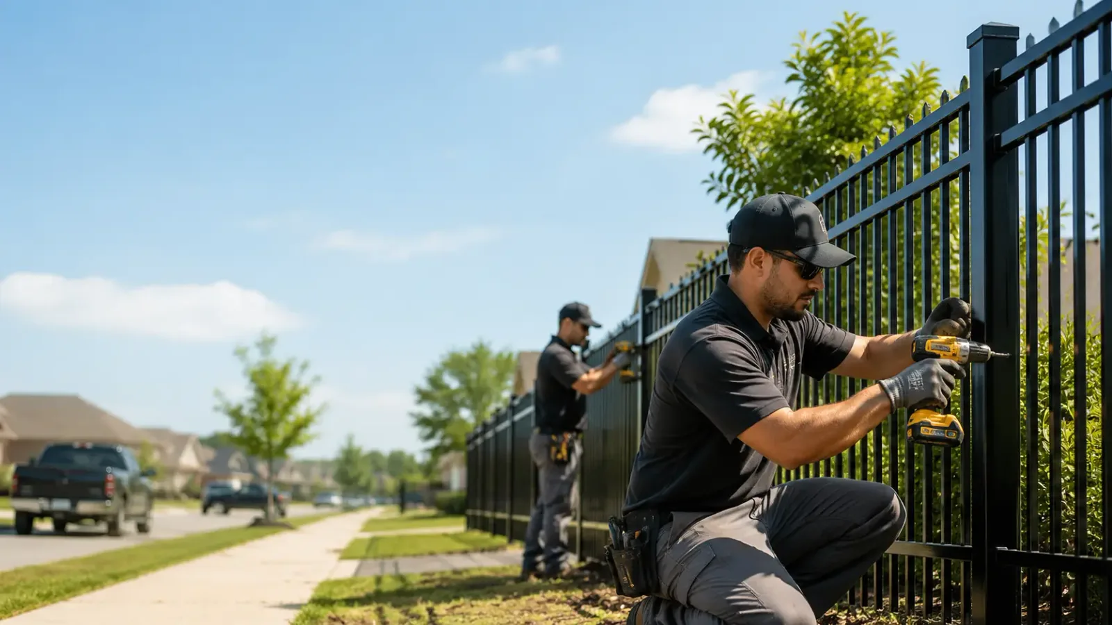 Metal Fence Installation in Bristol, WI